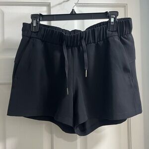 Lululemon Black On The Fly Woven Shorts